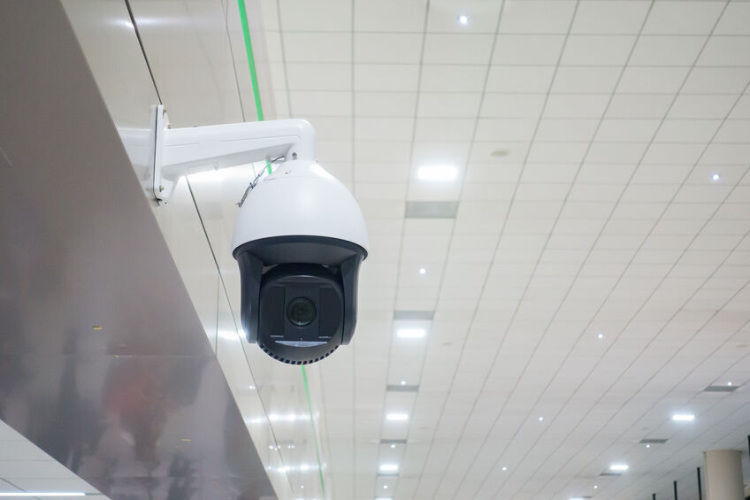 Security CCTV camera or surveillance system in office building